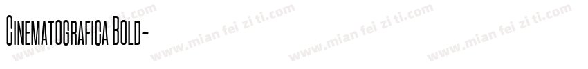 Cinematografica Bold字体转换